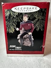 Vintage 1996 WIL RIKER STAR TREK Hallmark Keepsake Ornament QX15551