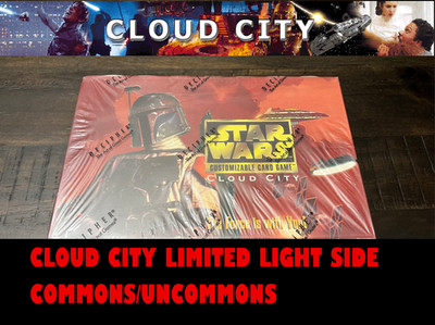 Star Wars CCG Light Side LS Cloud City BB Limited Commons and Uncommons