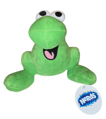 Nestle Nerds Green Candy Open Mouth Promo 7'' Plush Toy Stuffed Figure