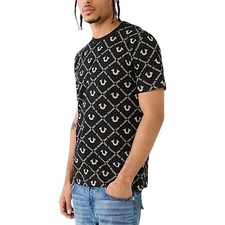 Image of True Religion 108050 Mens T Shirt Pullover Crew Neck Summer Top Cotton Tee New