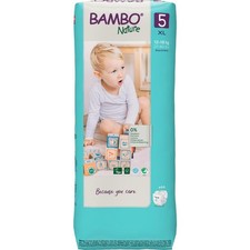 Bambo Nature Hypoallergenic Baby Diapers, Eco-Labeled Diapers, Enhanced Leaka...