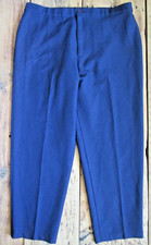 Vintage Women's Levi's Bend Over Slacks Pants 24WP 38x29 1970s Blue Polyester
