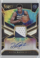 2018 Panini Select Rookie Jersey Tie-Dye Prizm 19/25 Keita Bates-Diop Auto 1u6