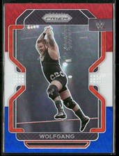 Wolfgang 2022 Panini Prizm WWE Red, White and Blue #149
