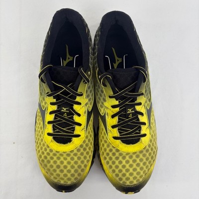 Mizuno Wave Prophecy 4 Running Sneakers Shoes Safety Yellow Black Mens Size 9.5‎ Mizuno Wave Prophecy 4 Running Sneakers Shoes Safety Yellow  main image 4