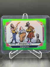 2025 Topps Disneyland 70th Annv. Singing Pirates Concept Art Green 092/199 #131