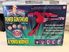 1993 Bandai Mighty Morphin Power Rangers Blade Blaster  Power Morpher w/5 coins
