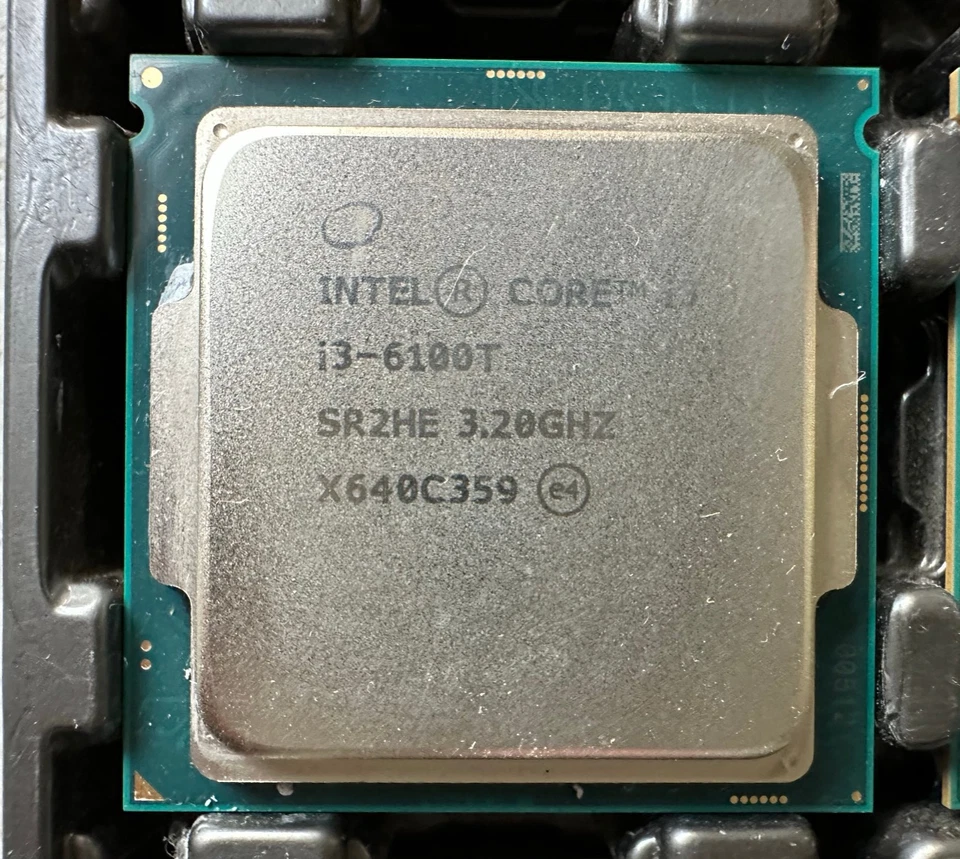 CPU Intel Core i3-6100T @ 3,20 GHz (lote de 3) Foto 2 de 3