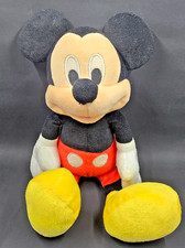 Disney Mickey Mouse 10  Plush   Speaks  Sings  Hot Dog   Red Shorts WORKS