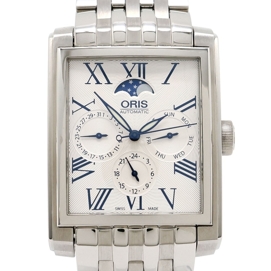 Oris Rectangular Complication Watch Day Date Moon… - image 1