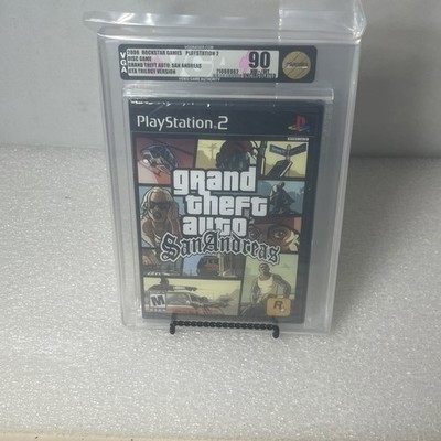 Grand Theft Auto San Andreas PS2 VGA 90 U90 Sealed Black Label GTA