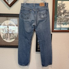 Vintage 80s/90s RARE Levi  s 501 STF Men  s 34x30 Blue Denim Jeans Made in USA