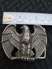 Vintage Avon USA American Bald Eagle Belt Buckle Majestic Perched Patriotic