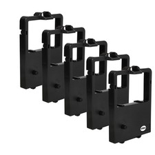 5x nastro a colori per stampante NEC Dot-Matrix PINWRITER P 2 X PINWRITER P 30 nero