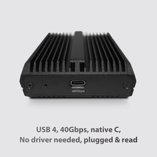 Vantec NexStar SX, USB 4, 40Gbps, M.2 NVMe Enclosure - Picture 3 of 6