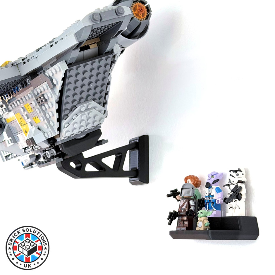 Set di montaggio a parete LEGO Star Wars The Razor Crest foto 6