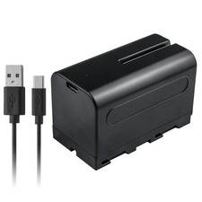 Kastar NP-F770T USB-C Battery for LED Video Light Field Monitor LED Panel Camera