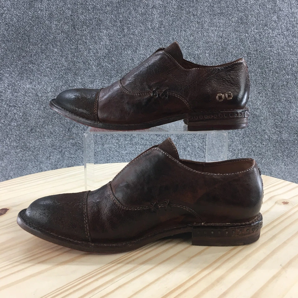Bed Stu Shoes Womens 8.5 Rose Cobbler Loafers Brown Leather Slip On Casual Low - Image 2 of 4
