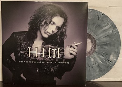 HIM - Deep Shadows & Brilliant Highlights LP 2015 The End [Grey Marble] VG+/EX