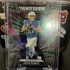 2025 Panini Phoenix Football Green Winter Justin Herbert #29
