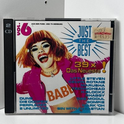 Just The Best Vol. 6   2 CD Compilation 1995 Shaggy 2 Unlimited Marusha