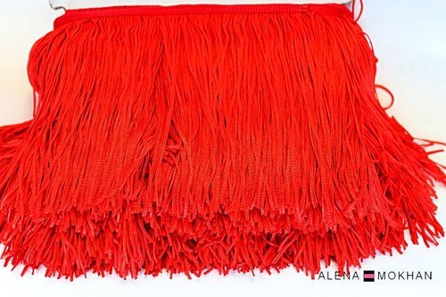 1 yard 18" Chainette Fringe Dance Costume Lamp Trim 32 COLORS - U Pick Color - Picture 19 of 37