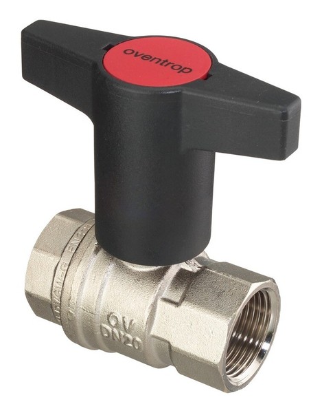 Oventrop Kugelhahn Optibal Dn 15 Pn 16 G ½ Ig X G ½ Ig Messing - Roh - 1077104-image