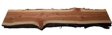 LIVE EDGE KILN DRIED THICK EASTERN RED CEDAR SLAB 36"L X 6-8"W X 2"T SHIPS FREE