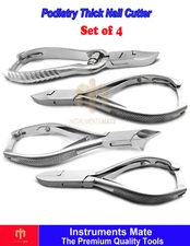 Podiatrist Heavy Duty Thick Toe Nail Ring Barrel Moon Shape Side Cutter Salon.