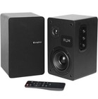 Powered Bookshelf Speakers Pair 70W 5 Way Wired Vinyl Record Player Subwoofer