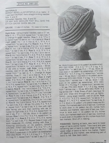 Bernat 45-seitiges Buch Stricken Häkeln Schals Mützen & Fäustlinge Handwerker #231 - Bild 8 von 9