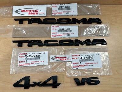 メンテナンス 75-emblem Genuine Toyota Land Cruiser FJ80 91-97 Back Door Name Plate