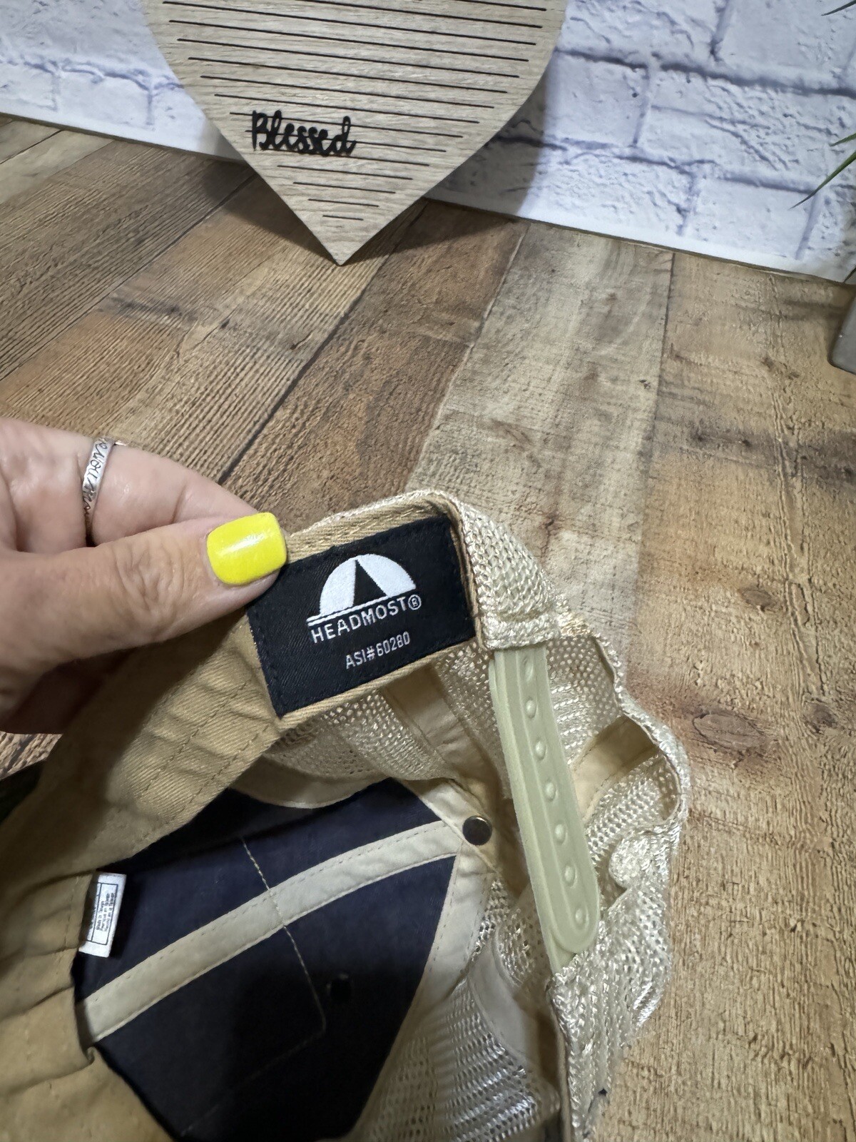 Judith March Patchwork Texas Patch Hat Distressed… - image 9