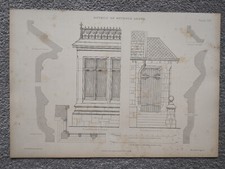 Seymour Lodge, Cove, Lochlong - Antique Print - 1868