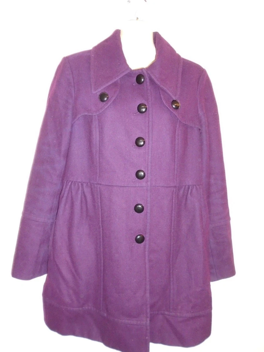 Dkny 2025 purple coat