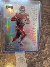 Patrick Mahomes SILVER PRIZM - 2020 Panini Playoff - Call to Arms CHIEFS 💥💥💥