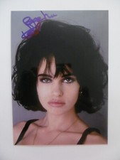 Beatrice Dalle autograph signed 13x18 cm picture