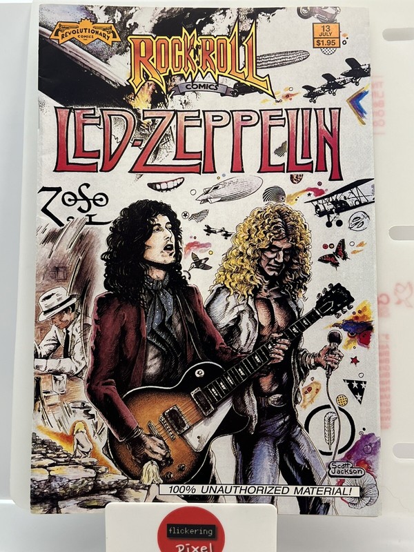 1990 Revolutionary Comics Led Zeppelin-1st Printing Comic Book