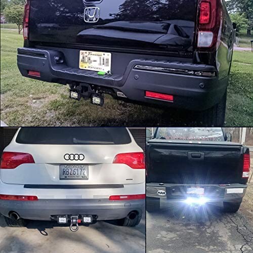 Hitch LED Light, 4 Inch Tow Hitch LED Lights with 2 Inch Towing Hitch