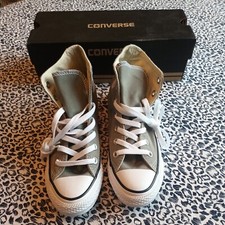 Converse All Star Hi Dark St Khaki Size 4