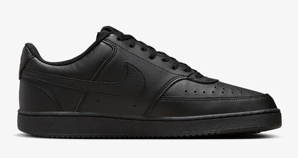 Nike Court Vision Low Next Nature 'Triple BlacK' DH2987-002 Men's 8-12  Lifestyle