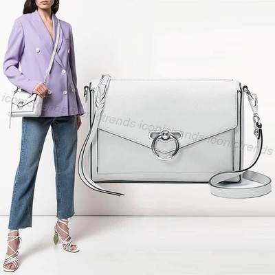rebecca minkoff jean leather crossbody bolsa