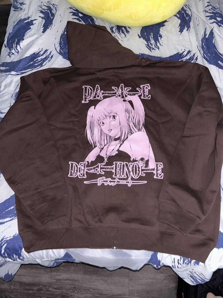 Palace X Death Note Misa Zip Up Hood Fox Sweatshirt In Hand Palace X Death Note Misa Zip Up Hood Fox Sweatshirt In Hand