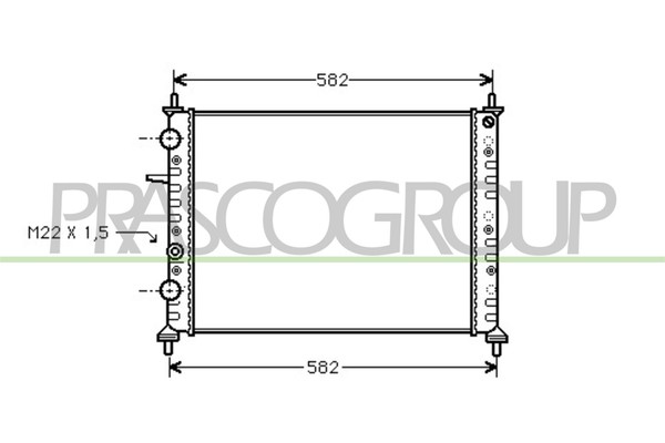 KüHler WasserküHler MotorküHler FüR Fiat Marea Weekend Brava 185 182 185 182-image