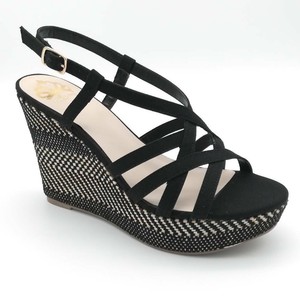 fergalicious black wedges