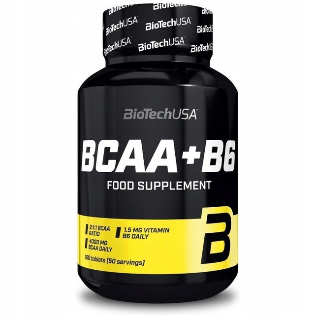 (83 63 €/ KG) Biotech USA Bcaas B6 100 Tabs 190g Vitamin Amino Leucine Bonus for sale online eBay
