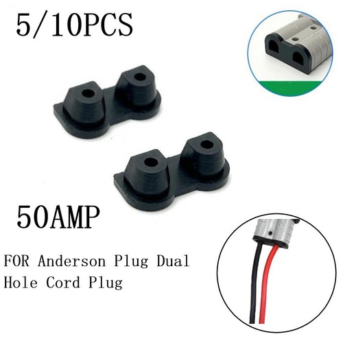 5pcs/10pcs Double Hole Wire Plug For Anderson 50A-Style Connectors Weatherproof - Picture 3 of 36
