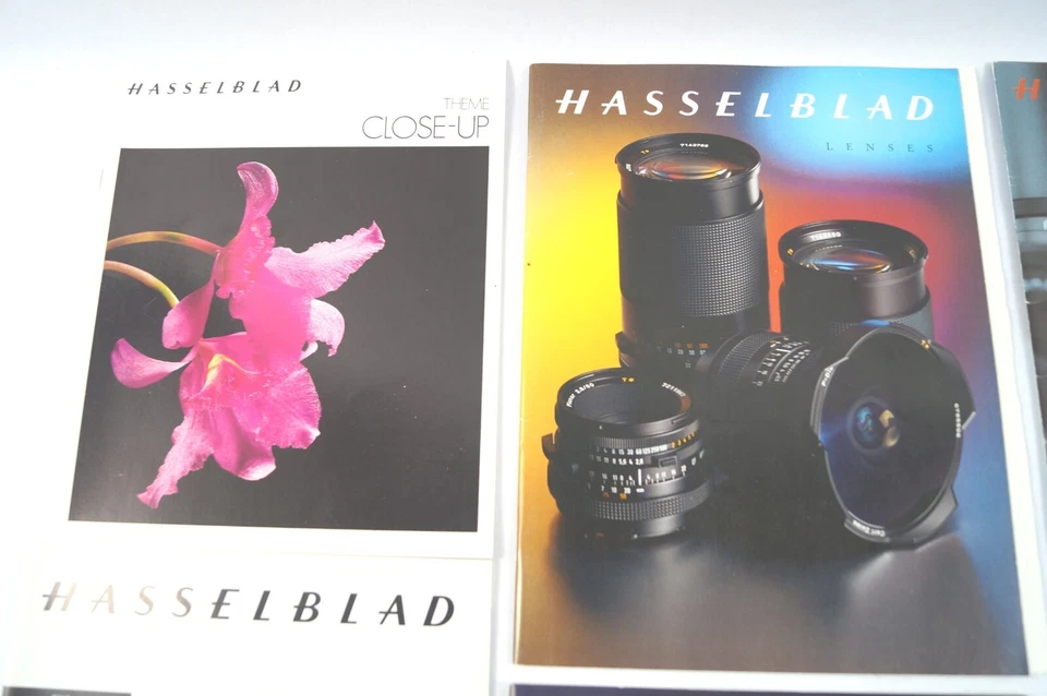 LOTE (7) Folletos Folletos Hasselblad Modelos 500CM Cindy Crawford Años 90 De Colección C241 Foto 2 de 4