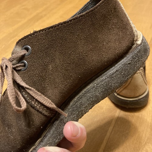 Vintage Clarks Originals Desert Trek US 10 Shoes Chukka Boots Men’s Suede 36445 - Picture 6 of 24