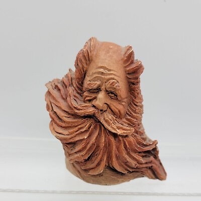 Wood Tree Spirit Resin Head Sculpture Stephen Herrero Signed  "Knob" 1984 | eBay